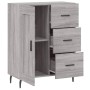 Aparador de madera de ingeniería gris Sonoma 69,5x34x90 cm de vidaXL, Aparadores - Ref: Foro24-830282, Precio: 102,85 €, Desc...