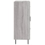 Aparador de madera de ingeniería gris Sonoma 69,5x34x90 cm de vidaXL, Aparadores - Ref: Foro24-830282, Precio: 102,85 €, Desc...