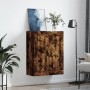 Armario de pared madera ingeniería roble ahumado 69,5x34x90 cm de vidaXL, Aparadores - Ref: Foro24-830401, Precio: 80,21 €, D...