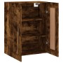 Smoked oak engineered wood wall cabinet 69.5x34x90 cm by vidaXL, Sideboards - Ref: Foro24-830401, Price: 80,30 €, Discount: %