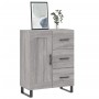 Aparador de madera de ingeniería gris Sonoma 69,5x34x90 cm de vidaXL, Aparadores - Ref: Foro24-830290, Precio: 99,61 €, Descu...