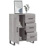 Aparador de madera de ingeniería gris Sonoma 69,5x34x90 cm de vidaXL, Aparadores - Ref: Foro24-830290, Precio: 99,61 €, Descu...