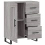 Aparador de madera de ingeniería gris Sonoma 69,5x34x90 cm de vidaXL, Aparadores - Ref: Foro24-830290, Precio: 99,61 €, Descu...