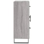 Aparador de madera de ingeniería gris Sonoma 69,5x34x90 cm de vidaXL, Aparadores - Ref: Foro24-830290, Precio: 99,61 €, Descu...