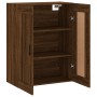 Armario de pared madera ingeniería roble marrón 69,5x34x90 cm de vidaXL, Aparadores - Ref: Foro24-830403, Precio: 81,30 €, De...