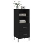 Black plywood sideboard 34.5x34x90 cm by vidaXL, Sideboards - Ref: Foro24-828677, Price: 70,87 €, Discount: %