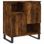 Aparador madera contrachapada color roble ahumado 60x35x70 cm de vidaXL, Aparadores - Ref: Foro24-831201, Precio: 65,91 €, De...