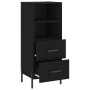 Black plywood sideboard 34.5x34x90 cm by vidaXL, Sideboards - Ref: Foro24-828677, Price: 70,87 €, Discount: %