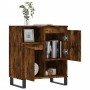 Smoked oak plywood sideboard 60x35x70 cm by vidaXL, Sideboards - Ref: Foro24-831201, Price: 65,91 €, Discount: %