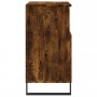 Aparador madera contrachapada color roble ahumado 60x35x70 cm de vidaXL, Aparadores - Ref: Foro24-831201, Precio: 65,91 €, De...