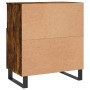 Aparador madera contrachapada color roble ahumado 60x35x70 cm de vidaXL, Aparadores - Ref: Foro24-831201, Precio: 65,91 €, De...