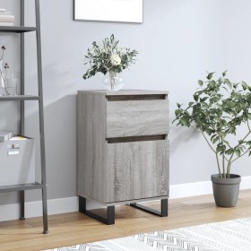 Sonoma gray engineered wood sideboard 40x35x70 cm by vidaXL, Sideboards - Ref: Foro24-831176, Price: 40,99 €, Discount: %