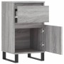 Aparador madera de ingeniería gris Sonoma 40x35x70 cm de vidaXL, Aparadores - Ref: Foro24-831176, Precio: 40,84 €, Descuento: %