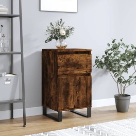 Smoked oak engineered wood sideboard 40x35x70 cm by vidaXL, Sideboards - Ref: Foro24-831174, Price: 53,99 €, Discount: %