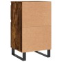 Smoked oak engineered wood sideboard 40x35x70 cm by vidaXL, Sideboards - Ref: Foro24-831174, Price: 53,45 €, Discount: %