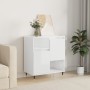 Bright white plywood sideboard 60x35x70 cm by vidaXL, Sideboards - Ref: Foro24-831182, Price: 63,02 €, Discount: %