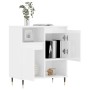 Bright white plywood sideboard 60x35x70 cm by vidaXL, Sideboards - Ref: Foro24-831182, Price: 63,02 €, Discount: %