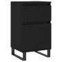 Black engineered wood sideboard 40x35x70 cm by vidaXL, Sideboards - Ref: Foro24-831166, Price: 55,41 €, Discount: %