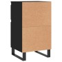 Aparador madera de ingeniería negro 40x35x70 cm de vidaXL, Aparadores - Ref: Foro24-831166, Precio: 55,24 €, Descuento: %