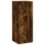 Armario de pared roble ahumado 34,5x34x90 cm de vidaXL, Aparadores - Ref: Foro24-828881, Precio: 45,04 €, Descuento: %