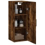 Armario de pared roble ahumado 34,5x34x90 cm de vidaXL, Aparadores - Ref: Foro24-828881, Precio: 45,04 €, Descuento: %