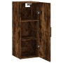 Armario de pared roble ahumado 34,5x34x90 cm de vidaXL, Aparadores - Ref: Foro24-828881, Precio: 45,04 €, Descuento: %