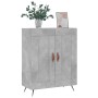 Aparador de madera de ingeniería gris hormigón 69,5x34x90 cm de vidaXL, Aparadores - Ref: Foro24-830168, Precio: 73,99 €, Des...