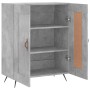 Aparador de madera de ingeniería gris hormigón 69,5x34x90 cm de vidaXL, Aparadores - Ref: Foro24-830168, Precio: 73,99 €, Des...