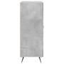 Aparador de madera de ingeniería gris hormigón 69,5x34x90 cm de vidaXL, Aparadores - Ref: Foro24-830168, Precio: 73,99 €, Des...