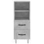 Gray concrete plywood sideboard 34.5x34x90 cm by vidaXL, Sideboards - Ref: Foro24-828664, Price: 59,54 €, Discount: %