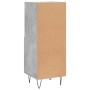 Aparador de madera contrachapada gris hormigón 34,5x34x90 cm de vidaXL, Aparadores - Ref: Foro24-828664, Precio: 59,83 €, Des...