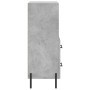 Aparador de madera contrachapada gris hormigón 34,5x34x90 cm de vidaXL, Aparadores - Ref: Foro24-828680, Precio: 68,99 €, Des...