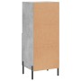 Aparador de madera contrachapada gris hormigón 34,5x34x90 cm de vidaXL, Aparadores - Ref: Foro24-828680, Precio: 68,99 €, Des...