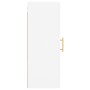 Armario de pared blanco 34,5x34x90 cm de vidaXL, Aparadores - Ref: Foro24-828844, Precio: 44,92 €, Descuento: %