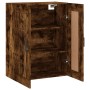 Smoked oak engineered wood wall cabinet 69.5x34x90 cm by vidaXL, Sideboards - Ref: Foro24-830385, Price: 48,46 €, Discount: %