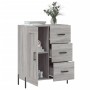 Aparador de madera de ingeniería gris Sonoma 69,5x34x90 cm de vidaXL, Aparadores - Ref: Foro24-830274, Precio: 75,89 €, Descu...