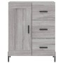 Aparador de madera de ingeniería gris Sonoma 69,5x34x90 cm de vidaXL, Aparadores - Ref: Foro24-830274, Precio: 75,89 €, Descu...