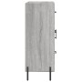 Aparador de madera de ingeniería gris Sonoma 69,5x34x90 cm de vidaXL, Aparadores - Ref: Foro24-830274, Precio: 75,89 €, Descu...