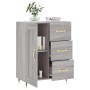 Engineered wood sideboard in Sonoma grey, 69.5x34x90 cm by vidaXL, Sideboards - Ref: Foro24-830242, Price: 75,72 €, Discount: %