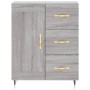 Aparador de madera de ingeniería gris Sonoma 69,5x34x90 cm de vidaXL, Aparadores - Ref: Foro24-830242, Precio: 75,64 €, Descu...