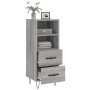 Aparador madera de ingeniería gris Sonoma 34,5x34x90 cm de vidaXL, Aparadores - Ref: Foro24-828666, Precio: 61,31 €, Descuent...