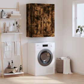 Smoked oak engineered wood wall cabinet 69.5x34x90 cm by vidaXL, Sideboards - Ref: Foro24-830369, Price: 68,29 €, Discount: %