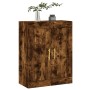 Smoked oak engineered wood wall cabinet 69.5x34x90 cm by vidaXL, Sideboards - Ref: Foro24-830369, Price: 68,29 €, Discount: %