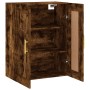 Smoked oak engineered wood wall cabinet 69.5x34x90 cm by vidaXL, Sideboards - Ref: Foro24-830369, Price: 68,29 €, Discount: %