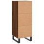 Aparador madera de ingeniería marrón roble 34,5x34x90 cm de vidaXL, Aparadores - Ref: Foro24-830475, Precio: 66,25 €, Descuen...