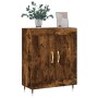 Aparador de madera de ingeniería roble ahumado 69,5x34x90 cm de vidaXL, Aparadores - Ref: Foro24-830177, Precio: 60,78 €, Des...