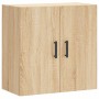 Wandschrank aus Sonoma-Eichenholzwerkstoff, 60 x 31 x 60 cm von vidaXL, Schließfächer und Lagerschränke - Ref: Foro24-829975,...