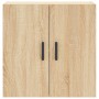 Armario de pared madera de ingeniería roble Sonoma 60x31x60 cm de vidaXL, Taquillas y armarios de almacenamiento - Ref: Foro2...