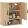 Sonoma oak engineered wood wall cabinet 60x31x70 cm by vidaXL, Lockers and storage cabinets - Ref: Foro24-829911, Price: 55,6...