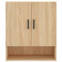 Sonoma oak engineered wood wall cabinet 60x31x70 cm by vidaXL, Lockers and storage cabinets - Ref: Foro24-829911, Price: 55,6...